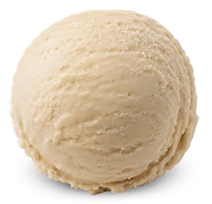 Eiskugel Macadamia der Sylter Eismanufaktur