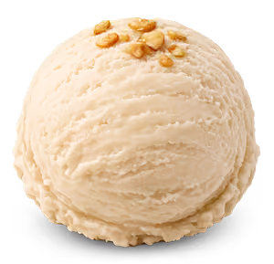 Eiskugel Wiener Mandel der Sylter Eismanufaktur